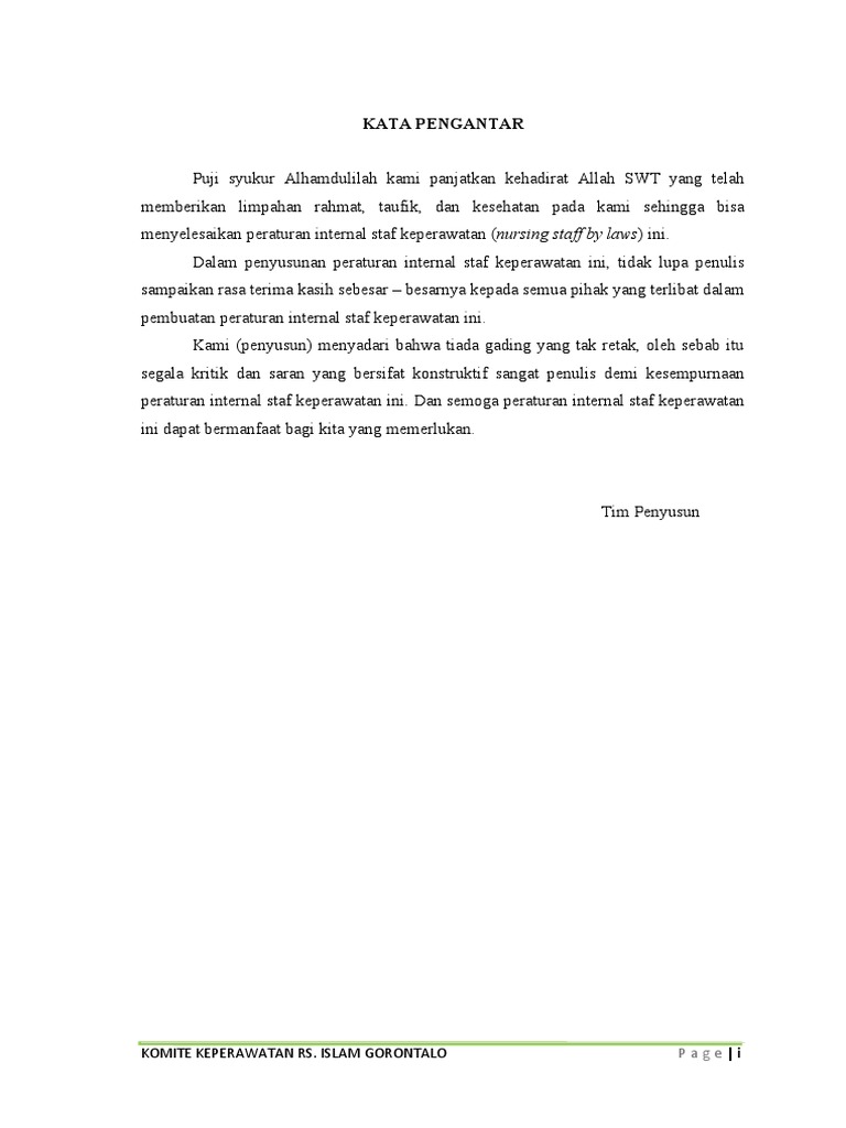 Kata Pengantar Nursing by Laws PDF