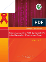 Petunjuk Operasional Sistem Informasi Hiv Aids Dan Ims Siha Untuk Kabupaten Propinsi Dan Pusat Versi 17
