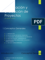 Formulación y Evaluación de Proyectos