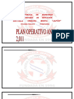PLAN OPERATIVO ANUAL 2011