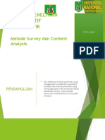 Survey Content Analysis