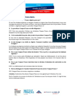 FAQ Etudes en France CFA 2021 2022