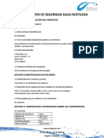 FDS - Agua Destilada - Vodagrupa 2021