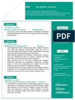 Creative Green Resume for Graduates-WPS Office