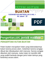 Ekosistem Hutan Buatan