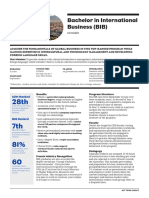 Bachelor in International Business (BIB) : Grenoble