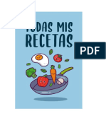 Recetario de Especialidad de Arte Culinario