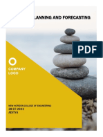 Financial Planning and Forecasting 1