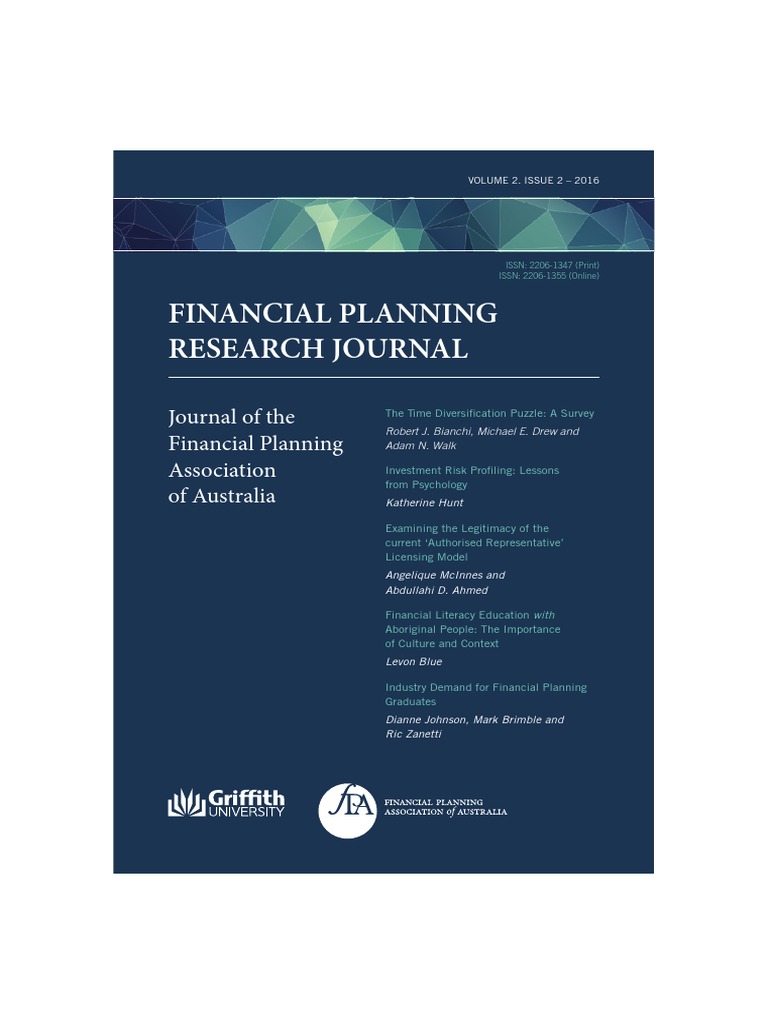 FinancialPlanning Research Journal PDF