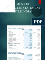 Assessment of Financial Statement of Nestle India