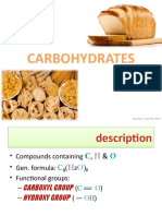 Carbohydrates: Dianne P. Jagonia, RMT