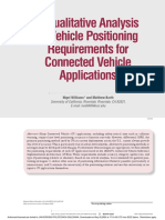 A Qualitative Analysis of Vehicle Positioning Requirements For Connected Vehicle Applications