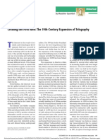 Creating The First Web The 19th-Century Expansion of Telegraphy