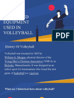 TOOLS AND EQUIPMENT FOR VOLLEYBALL