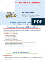 Chapter 4: Motivation & Leadership: "Impossible Is Just An Opinion." - Paulo Coelho!