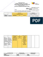 Planificación de Evaluación Diagnostica y Nivelación