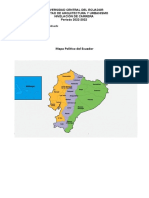 Provincias y Nacionalidades del Ecuador