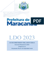 Ldo 2023 Projeto de Lei No 049 2022