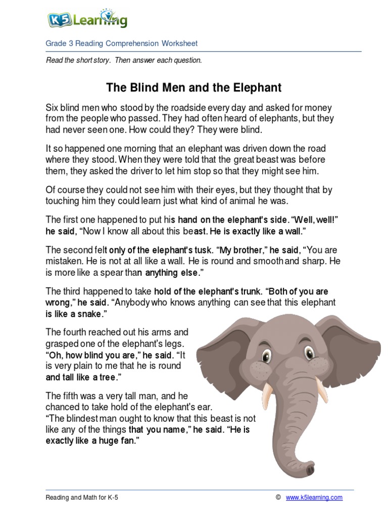 The-Blind-Men-And-The-Elephant 51 | PDF | Elephant