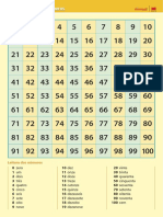 Tabela dos 100 números em português