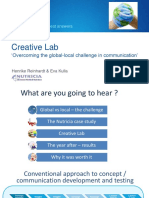 Creative Lab: Overcoming The Global-Local Challenge in Communication'