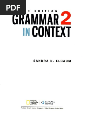 Elbaum Sandra N Grammar in Context 2 | PDF