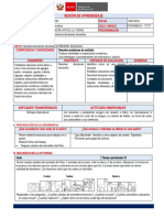 Sesion de Aprendizaje 15 de Julio Matemática