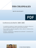 REPARTOS COLONIALES. Exámen Sociales