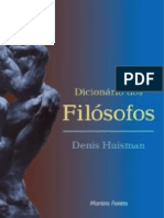 Huisman - Dicionário Dos Filósofos