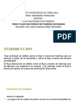 Tema 5 Flujo Multifasico en Tuberias Inclinadas. - Diapositivas