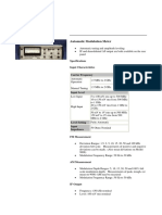 Racal - Dana 9008: Automatic Modulation Meter