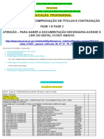 convocacaoPRESENCIAL TITULOS CONTRATAÇÃO Ed Profissional Edital 51 2021 27072022 1500 SETOR CENTRO