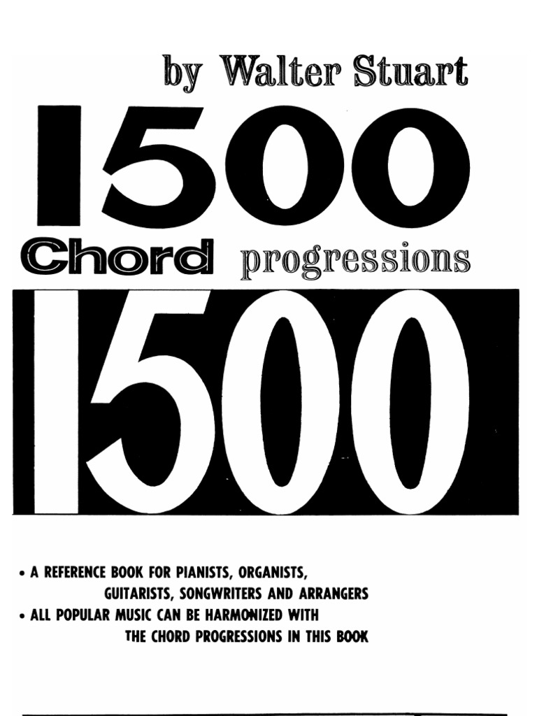 1550 Chord Progressions by Walter Stuart
