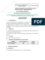 14-07-2022. Capacitación para El Personal de Apoyo Acerca de La Logistica y Prevención de Riesgos en Los Puntos de Carga - Turno Nocturno Adicional