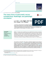 The Many Faces of Pancreatic Serous Cystadenoma Radiologic and Pathologic Correlation