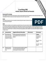 O Level Biology (5090) : Unit 5: Coordination, Response, Movement and Homeostasis