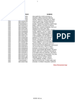 Listado de estudiantes con datos de identidad