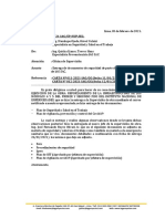 Carta para Supervision