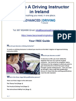 Become A Driving Instructor in Ireland FREE Guide 0122 FC