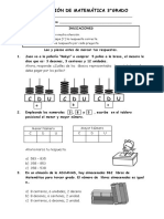 PRUEBA MAT - 3ro Grado