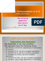 Assembly Programming in AVR