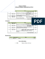 Scheme of Studies LLM Shariah Islamic Commercial Law 240919