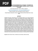 Understanding The Experiences of Grade 7 Students in Completion of Requirements Under Limited Face-To-Face Classes