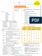 Countable and Uncountable Nouns English Worksheet