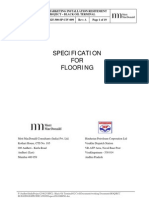 Appendix G - Specification For Flooring
