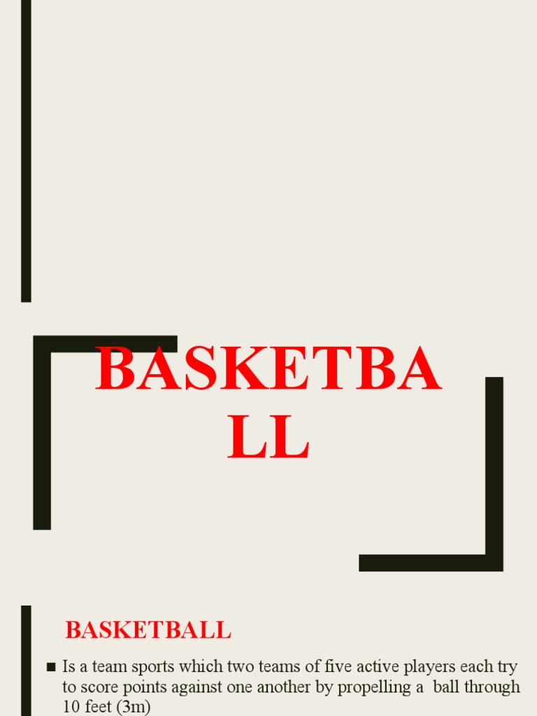 Basketball | PDF | Basketball Positions | Rules