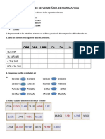 refuerzo area de matematicas