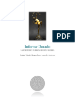 Informe sobre el proceso de dorado de maderas