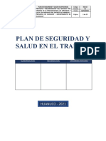 Plan de Seguridad y Salud en El Trabajo