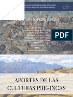 Aporte Inca y Pre-Inca
